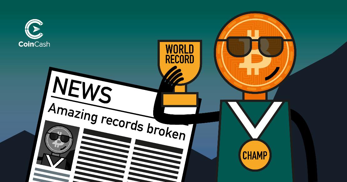 Bitcoin árfolyam rekord.