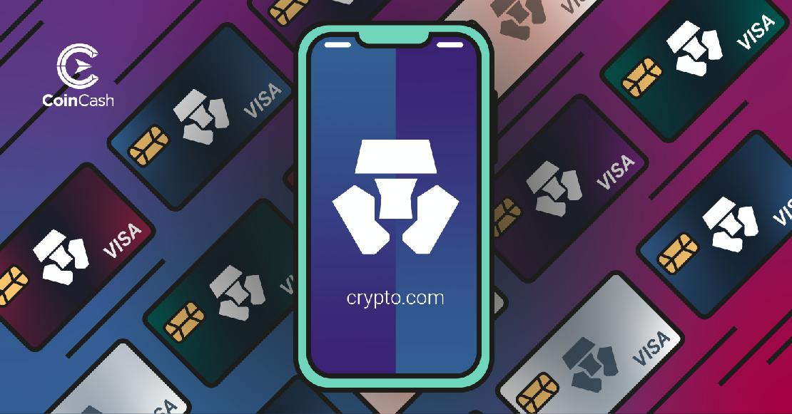 crypto.com kártyák és CRO logó.